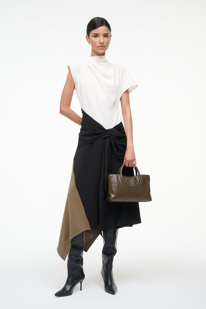 STAUD | Davina Dress Black Multi