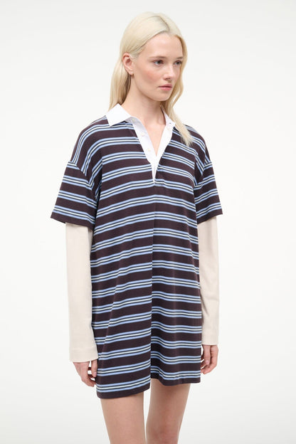 STAUD | Ivar Dress Redondo Stripe
