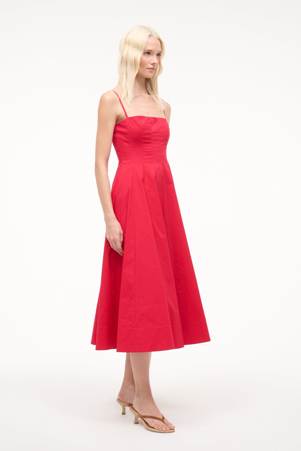 STAUD | Wylie Dress Cherry