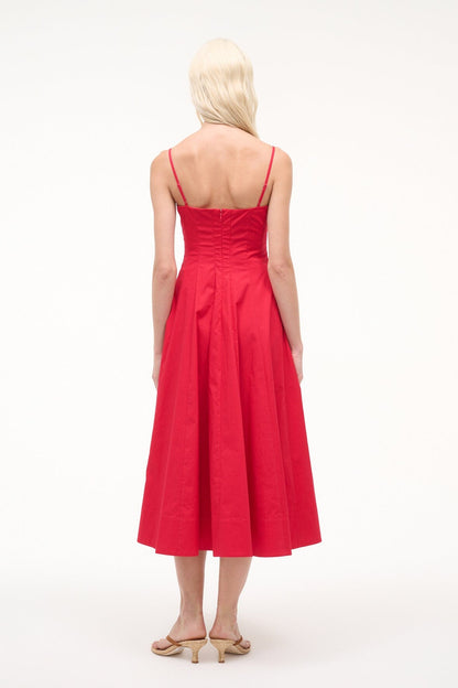 STAUD | Wylie Dress Cherry