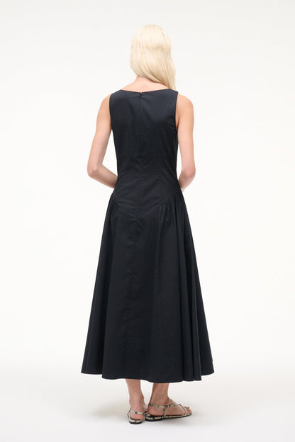 STAUD | Gwen Dress Black