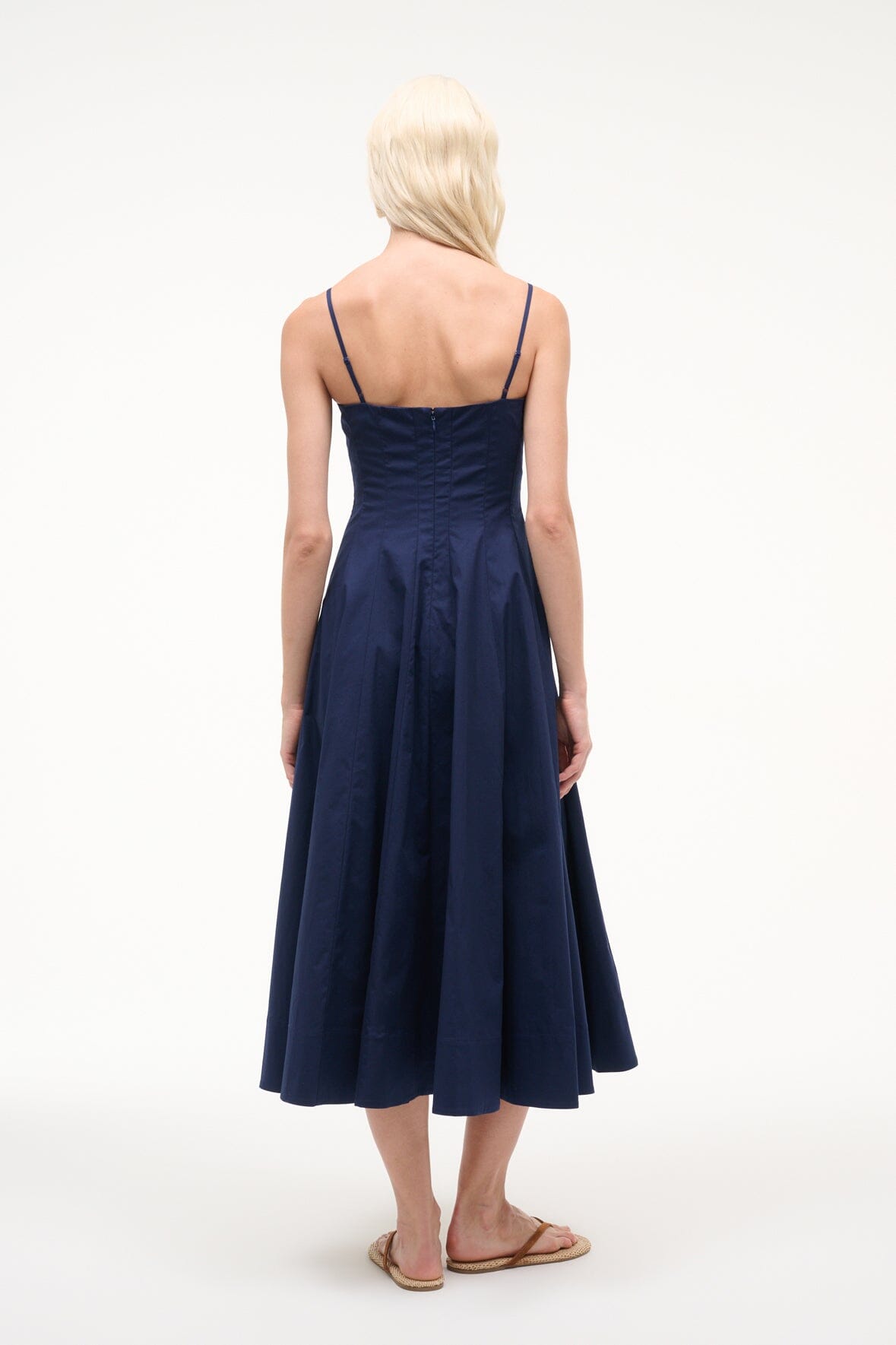 STAUD | Wylie Dress Navy
