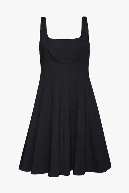 STAUD | Mini Wells Dress Black