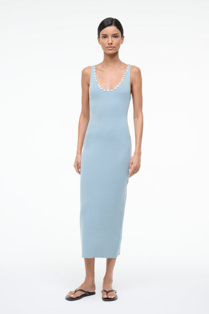 STAUD | Neva Dress Seafoam