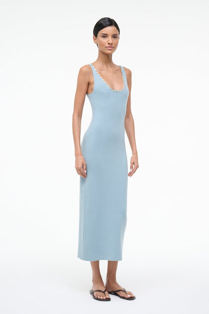 STAUD | Neva Dress Seafoam
