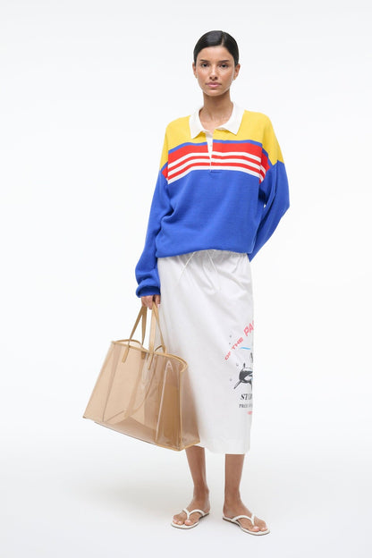 STAUD | Sail Top Royal Multi Stripe