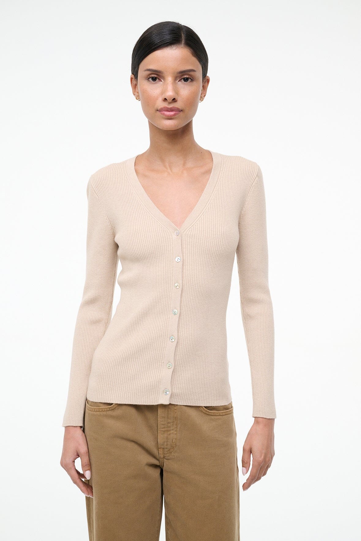 STAUD | Cargo Sweater Fawn
