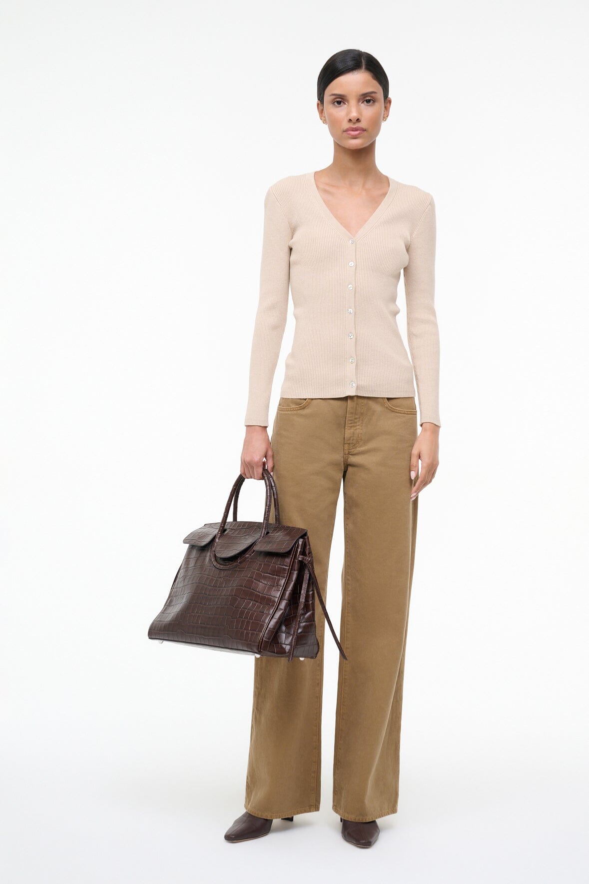 STAUD | Cargo Sweater Fawn