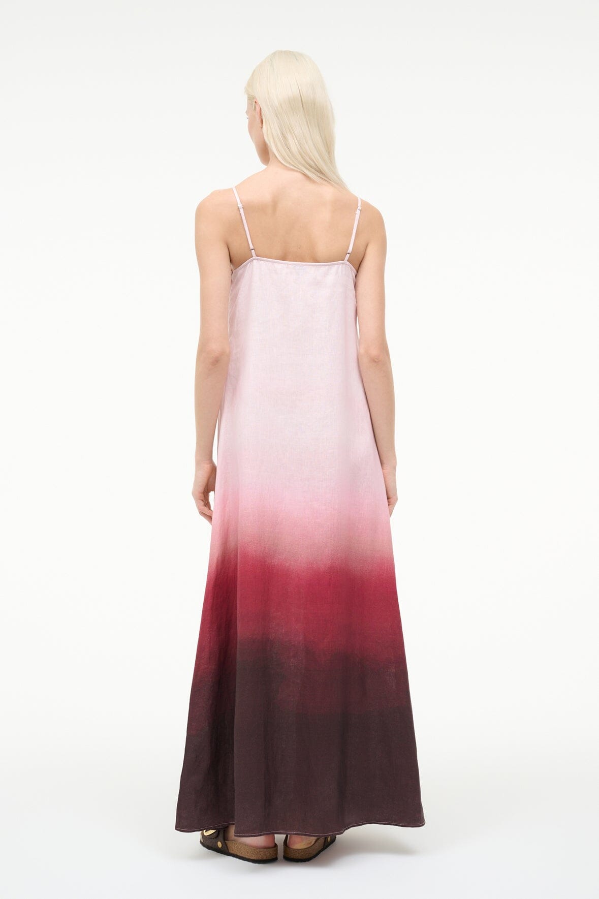 STAUD | Laura Linen Dress California Clouds