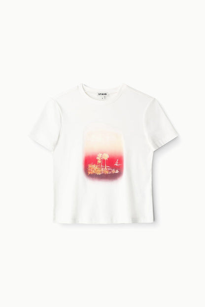 STAUD | Crew Neck T Shirt California Sunset