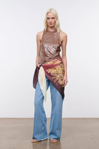 STAUD | Bree Top Flax