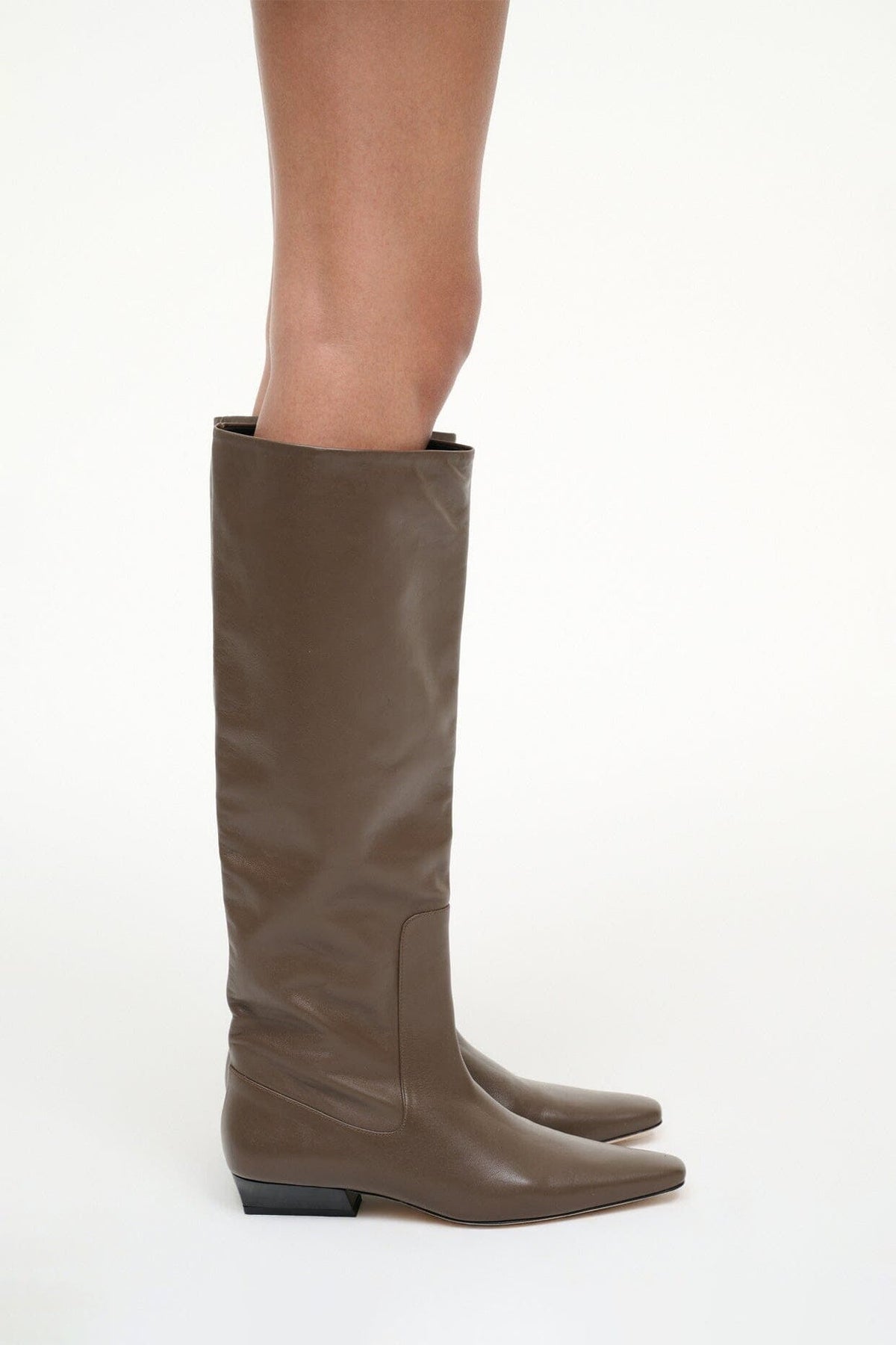 STAUD | Wally Flat Boot Truffle