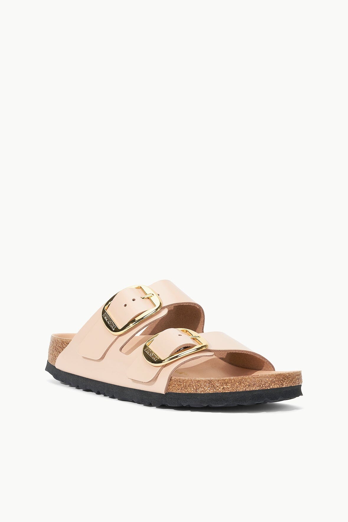 STAUD | Birkenstock Arizona Big Buckle Sandal - High Shine New Beige