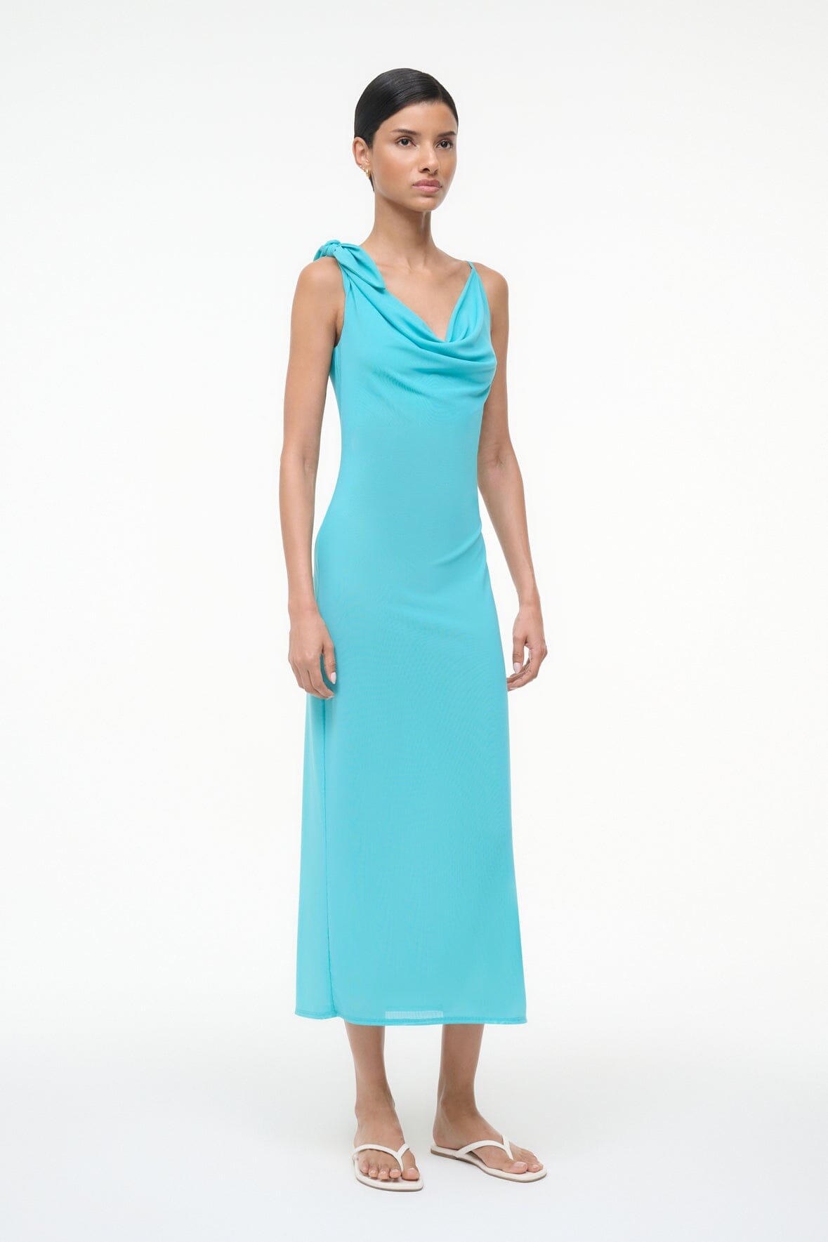 STAUD | Vienna Dress Teal