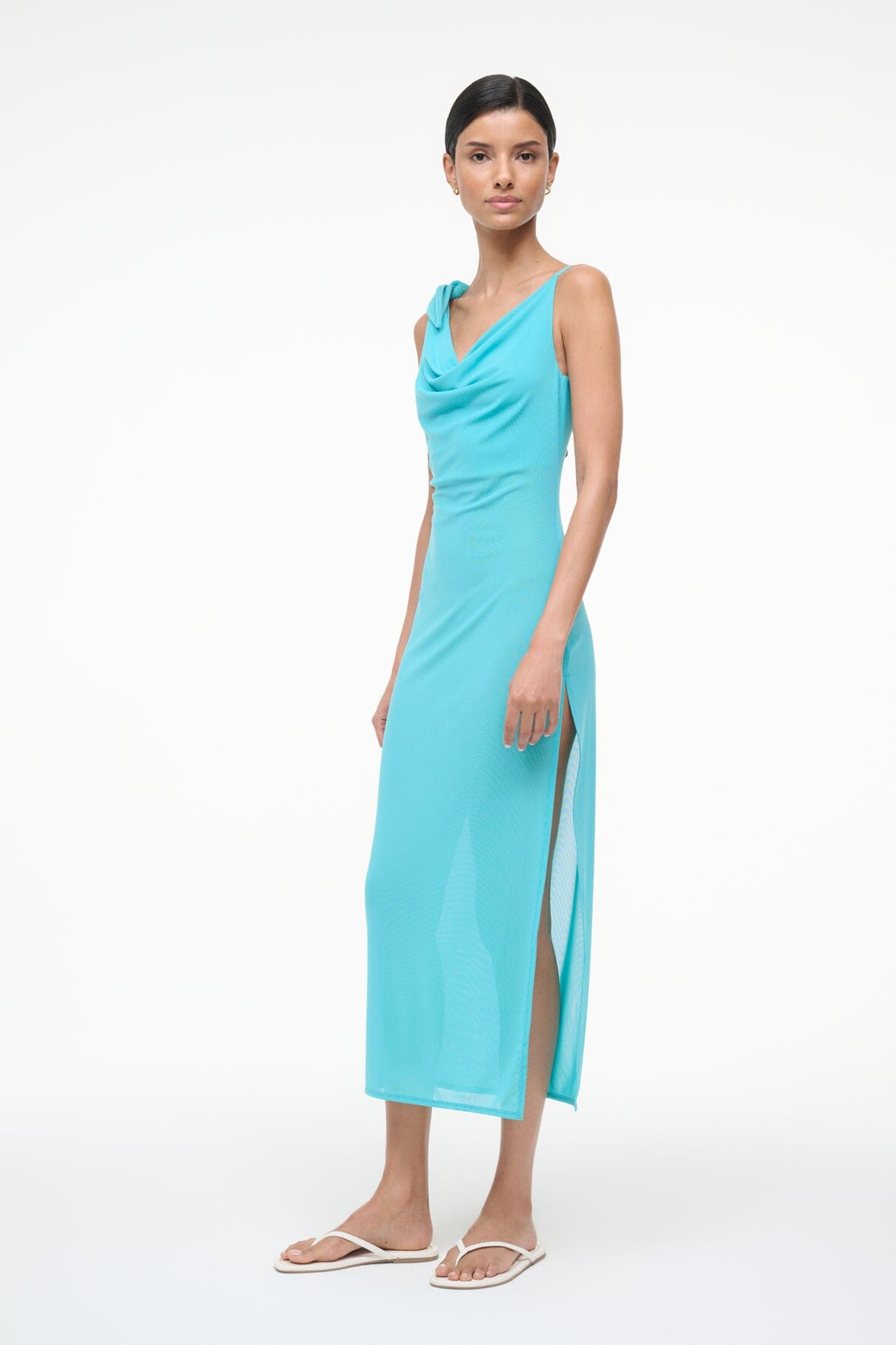 STAUD | Vienna Dress Teal