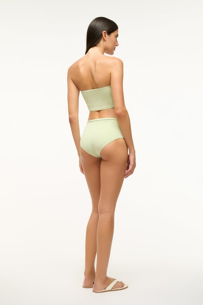 STAUD | Belted Wailea Bikini Bottom Pale Jade