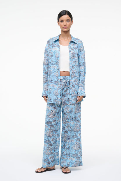 STAUD | Sandbar Top Sky Toile