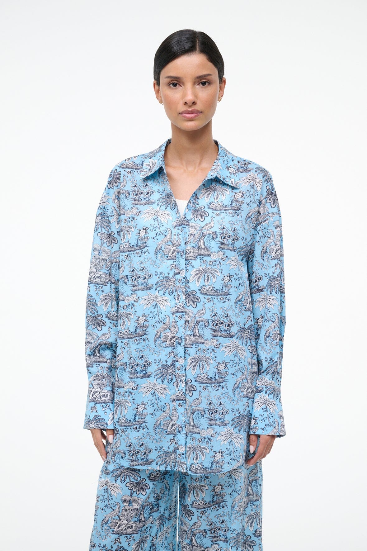 STAUD | Sandbar Top Sky Toile