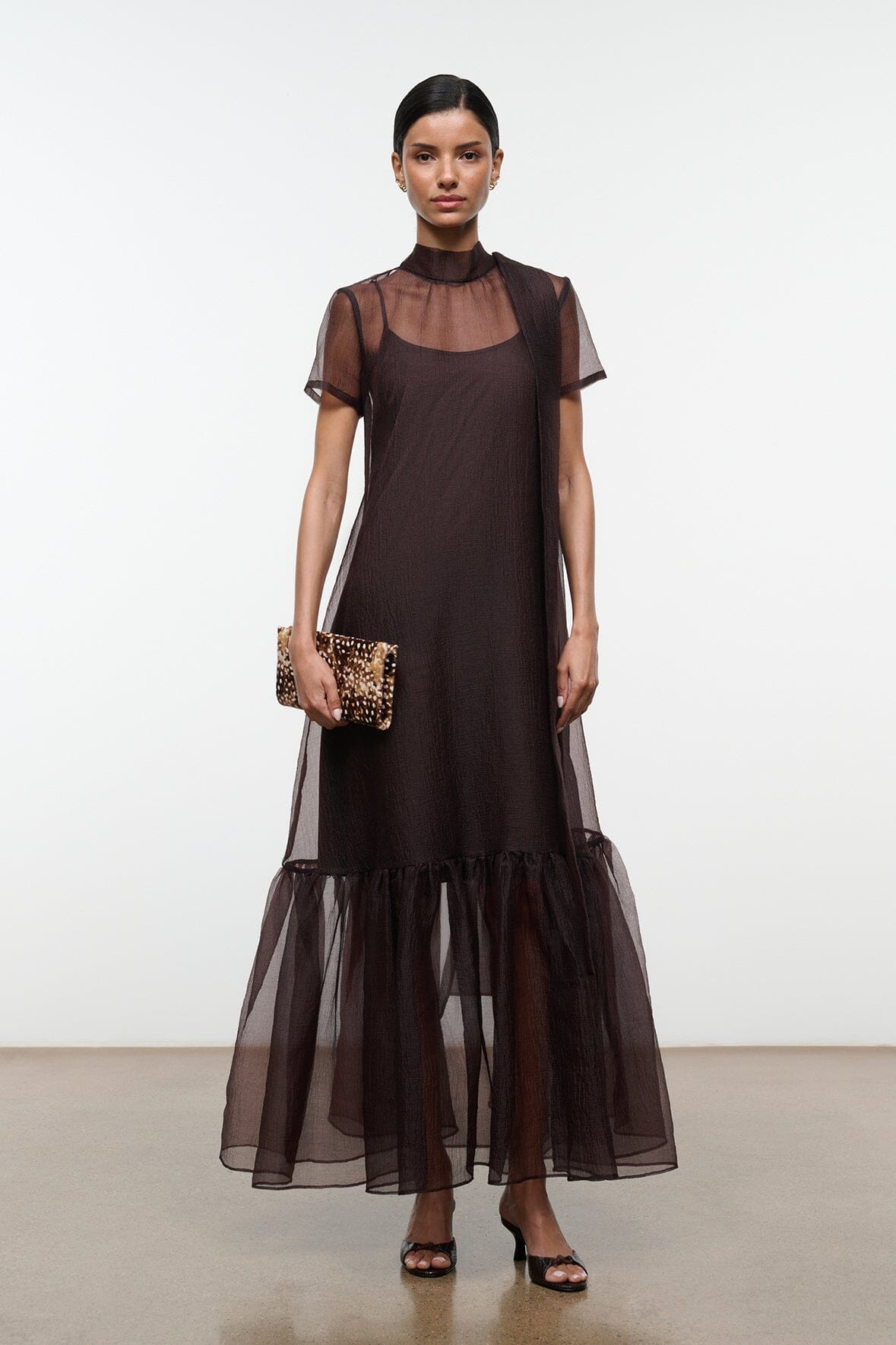 STAUD | Calluna Dress Earth