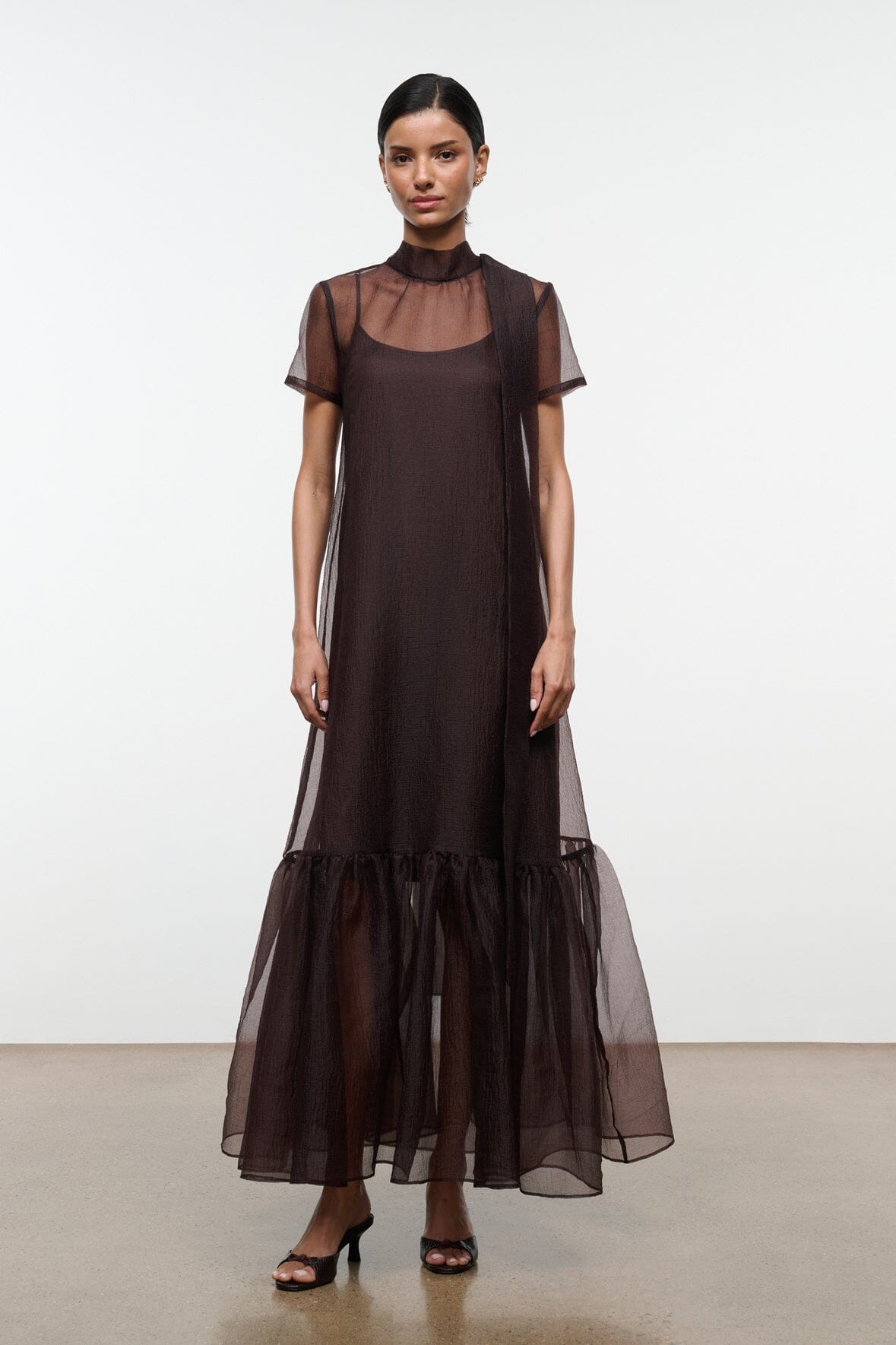 STAUD | Calluna Dress Earth