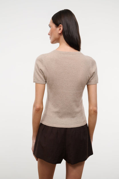 STAUD | Easy Cashmere Tee Stone
