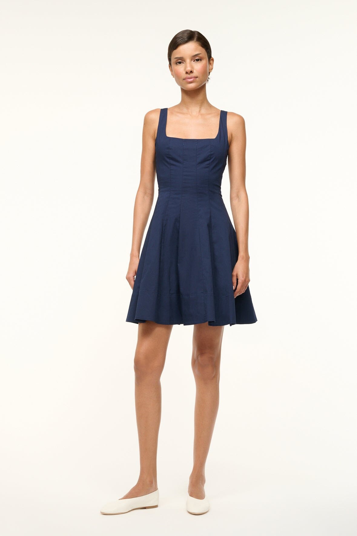 STAUD | Mini Wells Dress - Navy