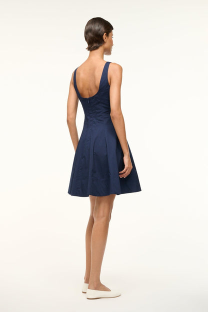 STAUD | Mini Wells Dress - Navy