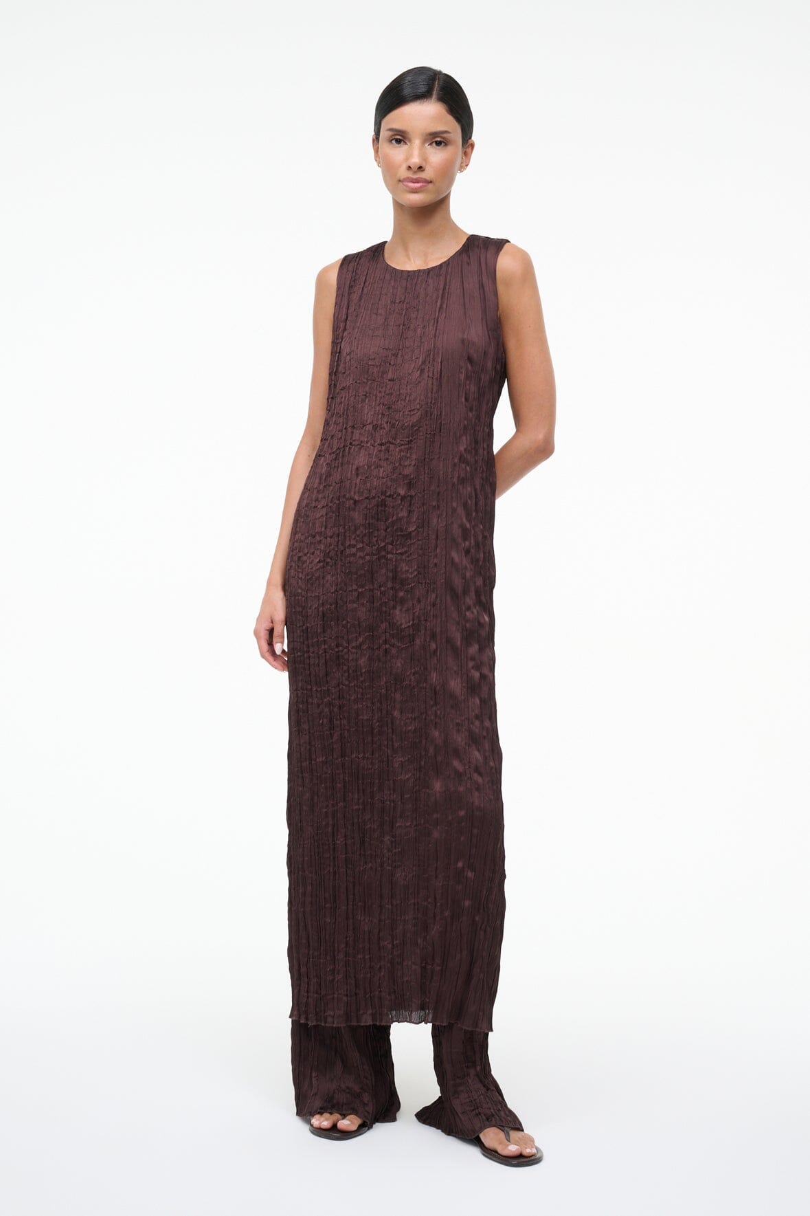 STAUD | Mizu Dress Earth