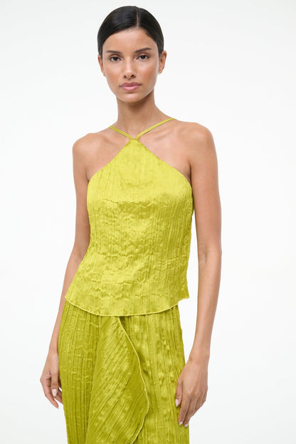 STAUD | Akari Top Chartreuse