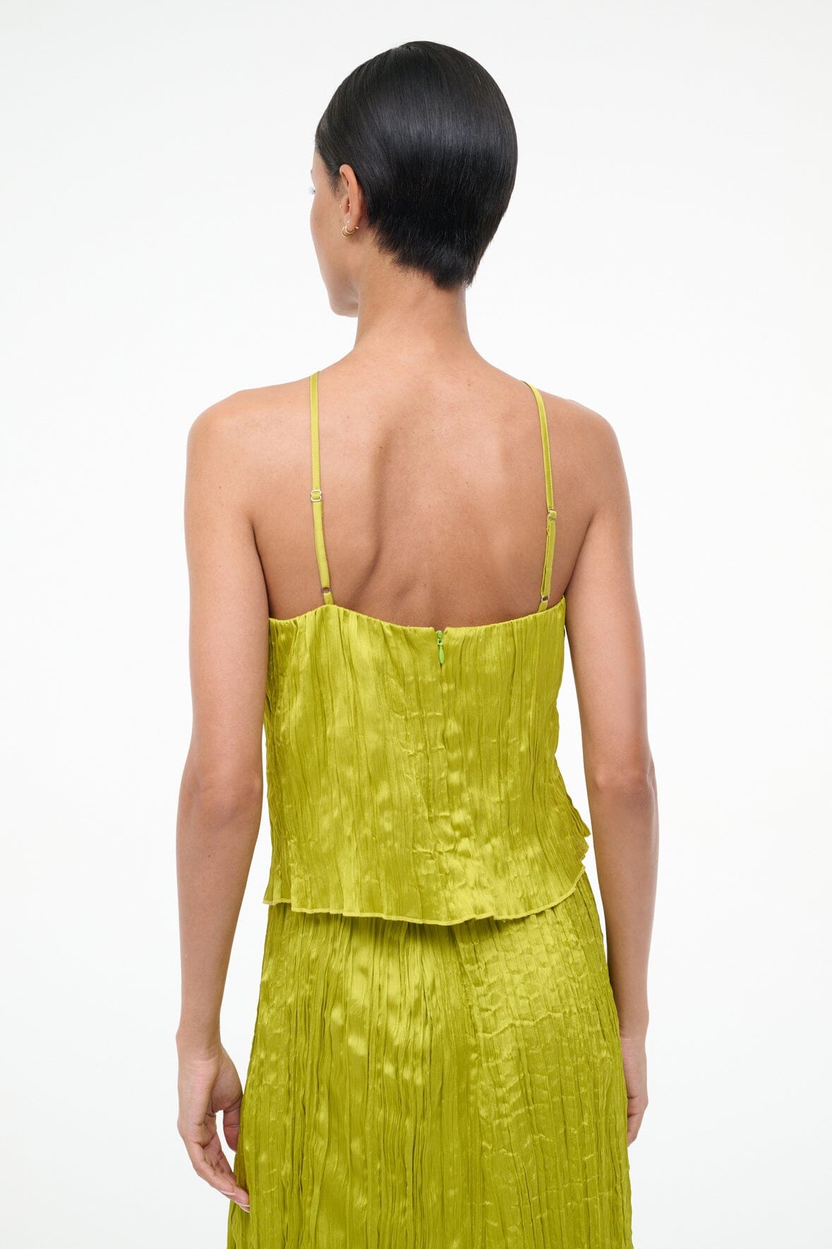 STAUD | Akari Top Chartreuse