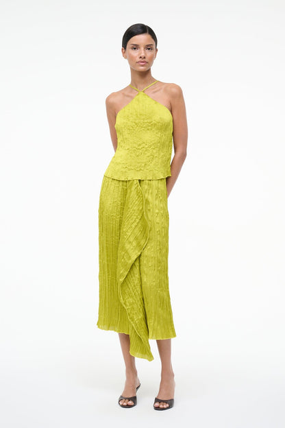 STAUD | Akari Top Chartreuse