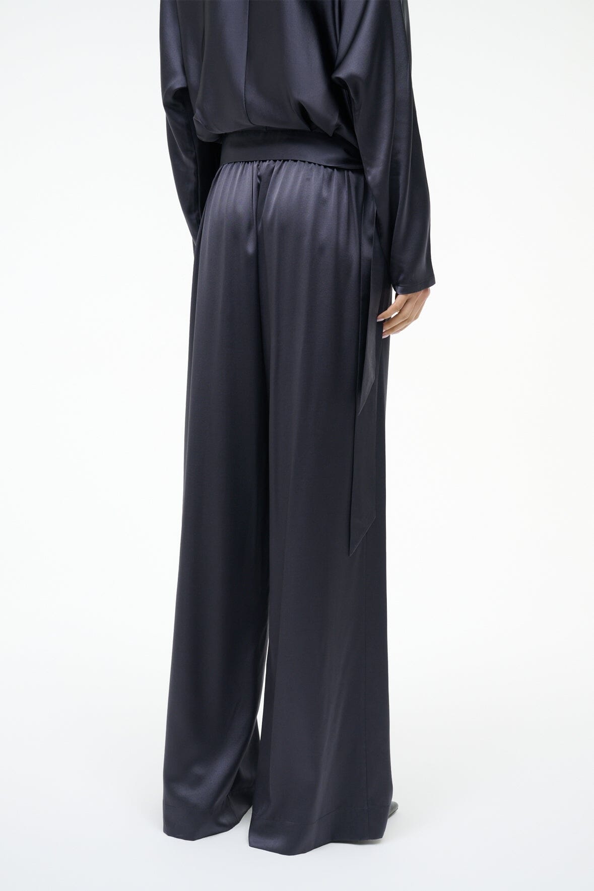 STAUD | Stroll Silk Pant Nocturne