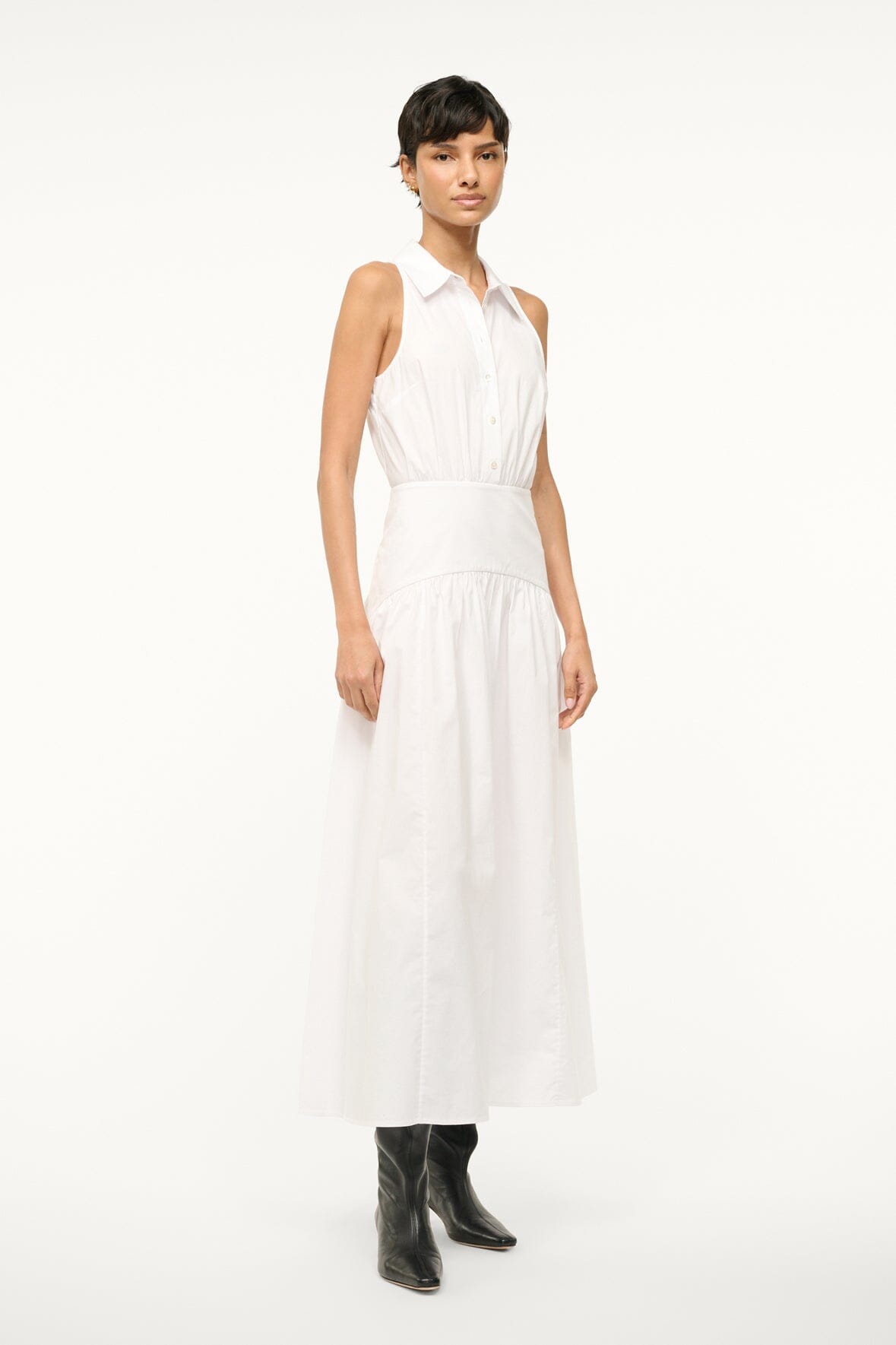 STAUD | Romy Dress White