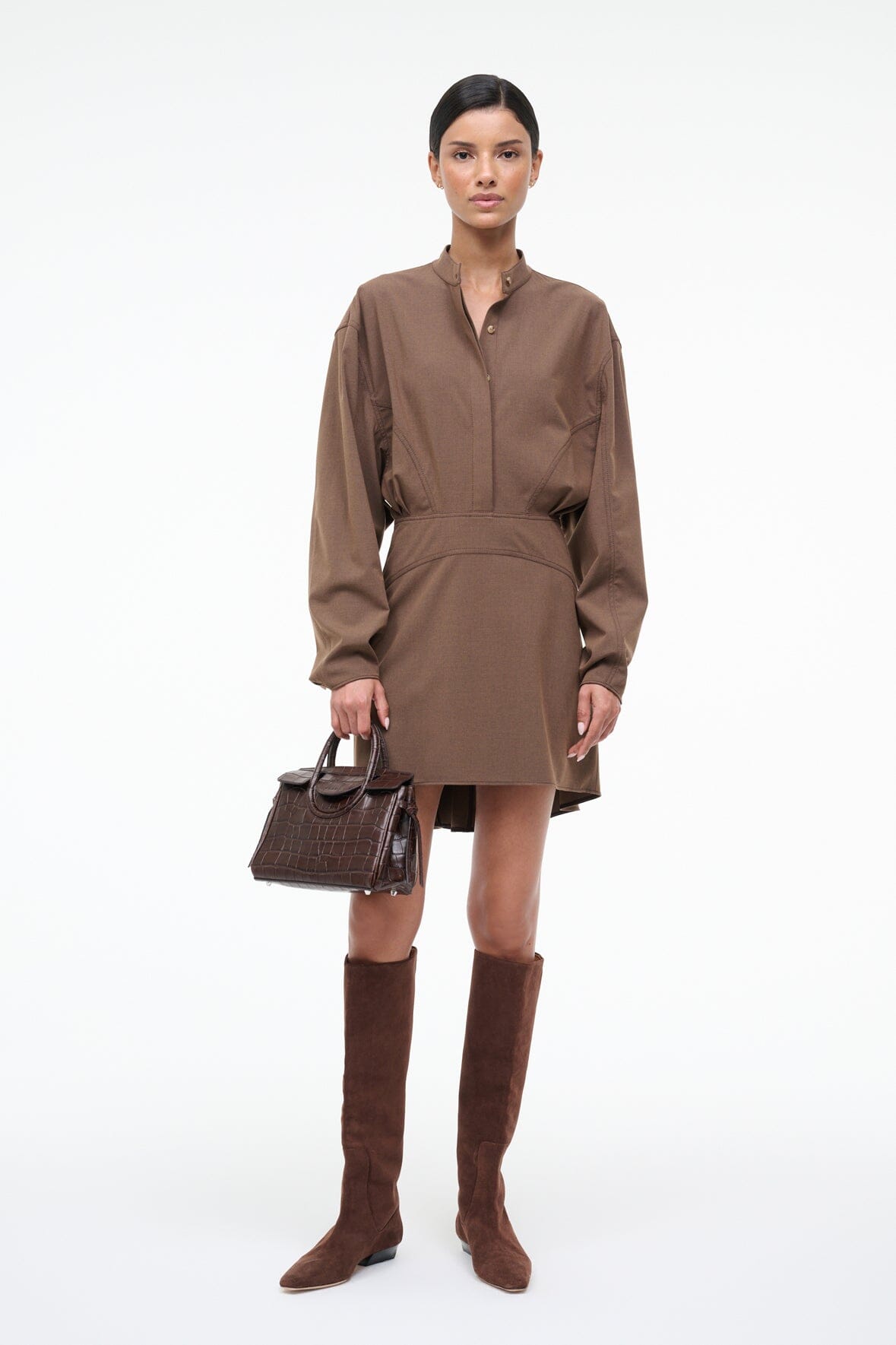 STAUD | Kiln Dress Nutmeg