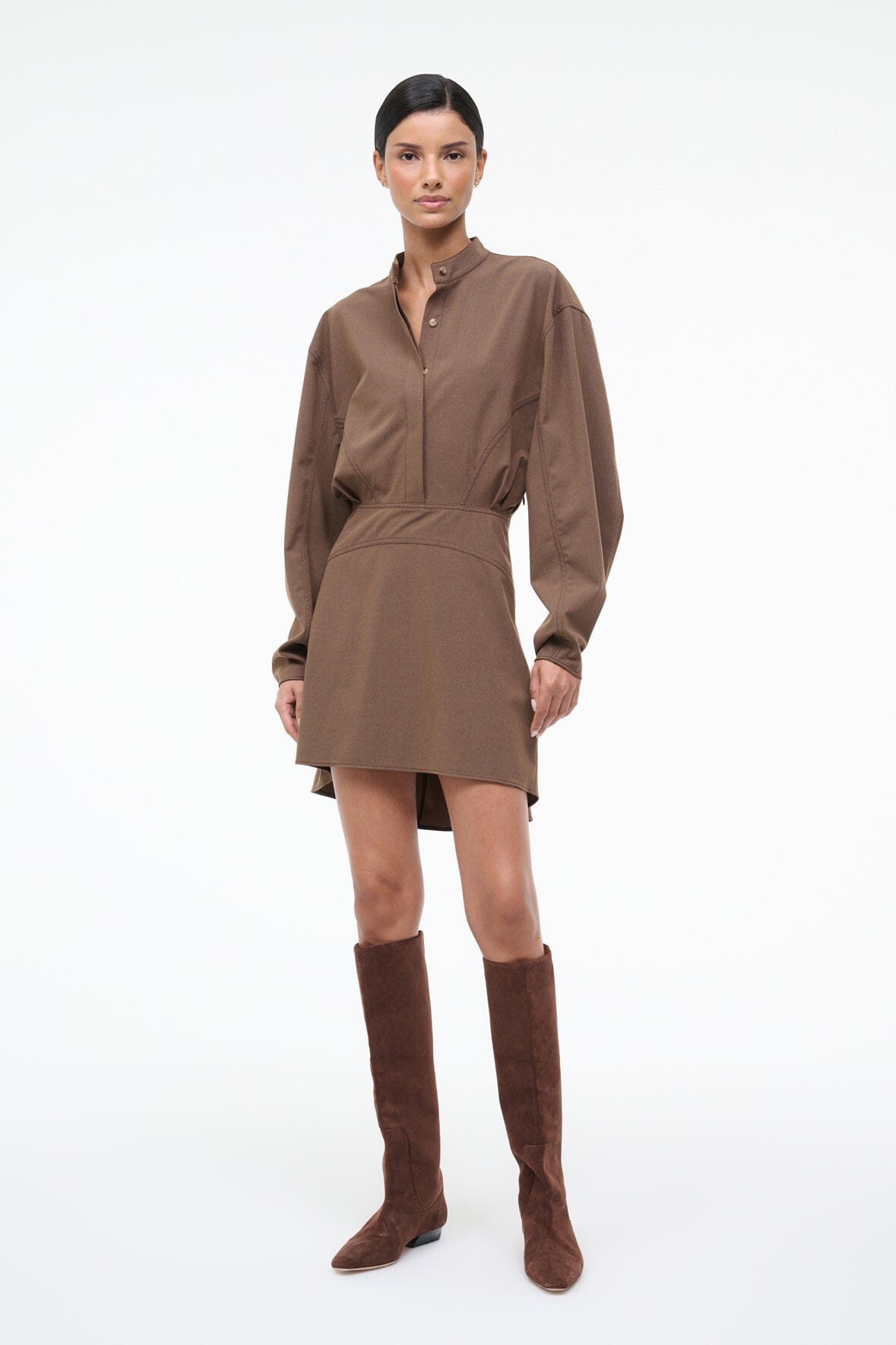 STAUD | Kiln Dress Nutmeg