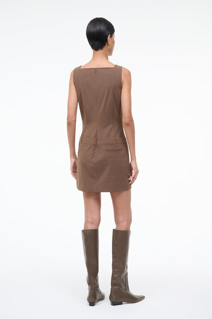 STAUD | Skyla Dress Nutmeg