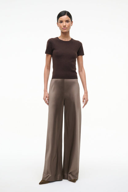 STAUD | Stroll Silk Pant Truffle