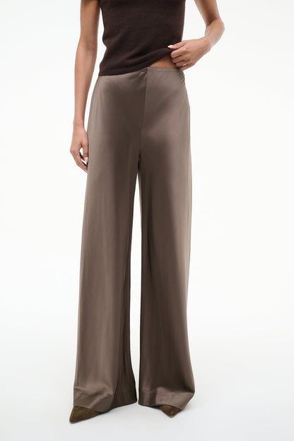 STAUD | Stroll Silk Pant Truffle