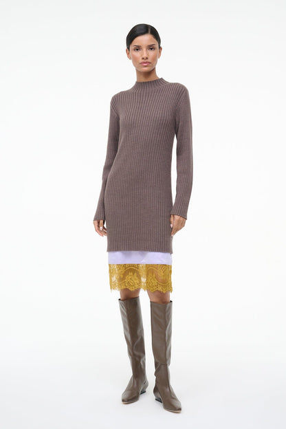 STAUD | Willow Sweater Dress Truffle