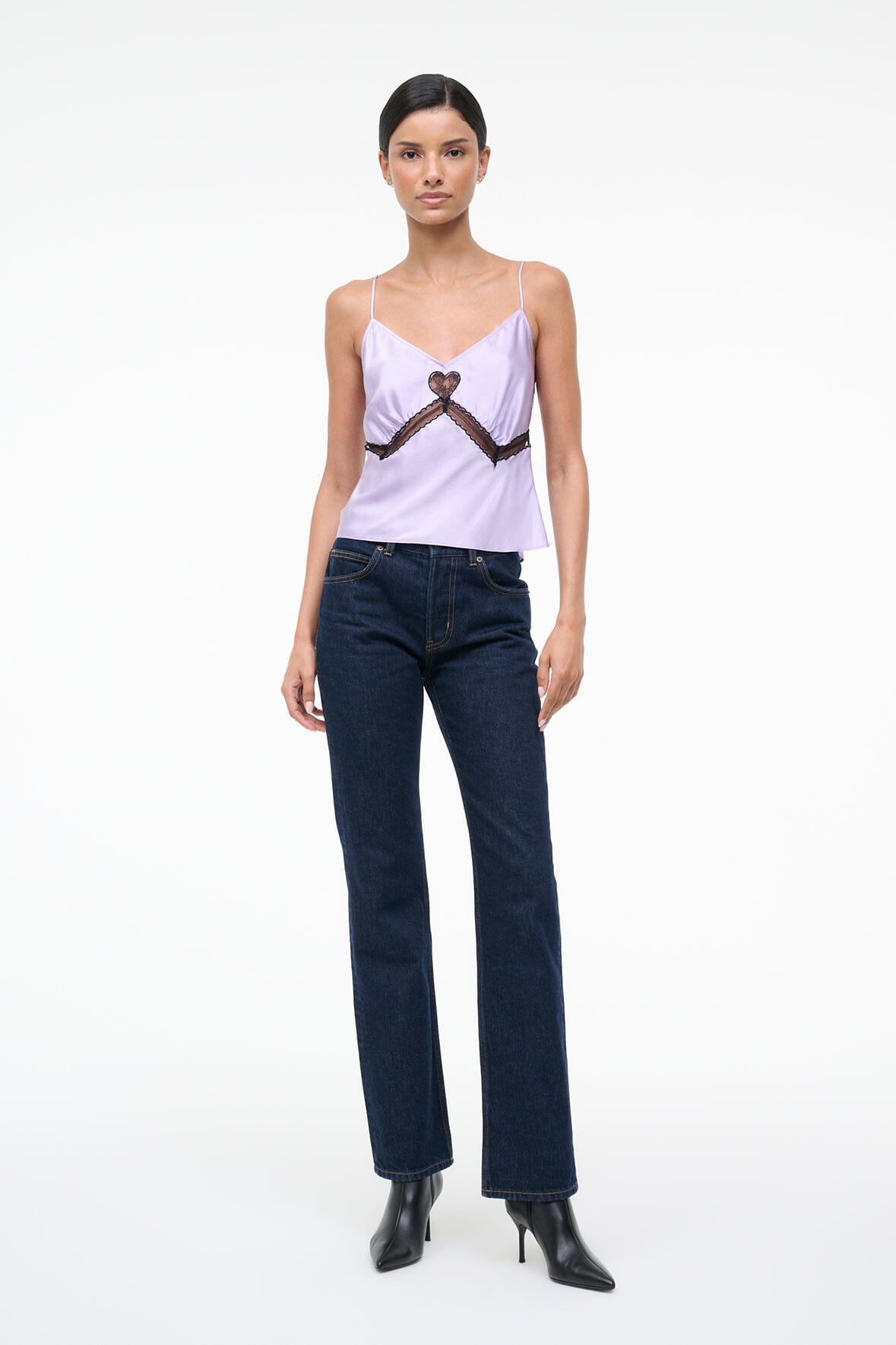 STAUD | Terra Silk Top Wisteria