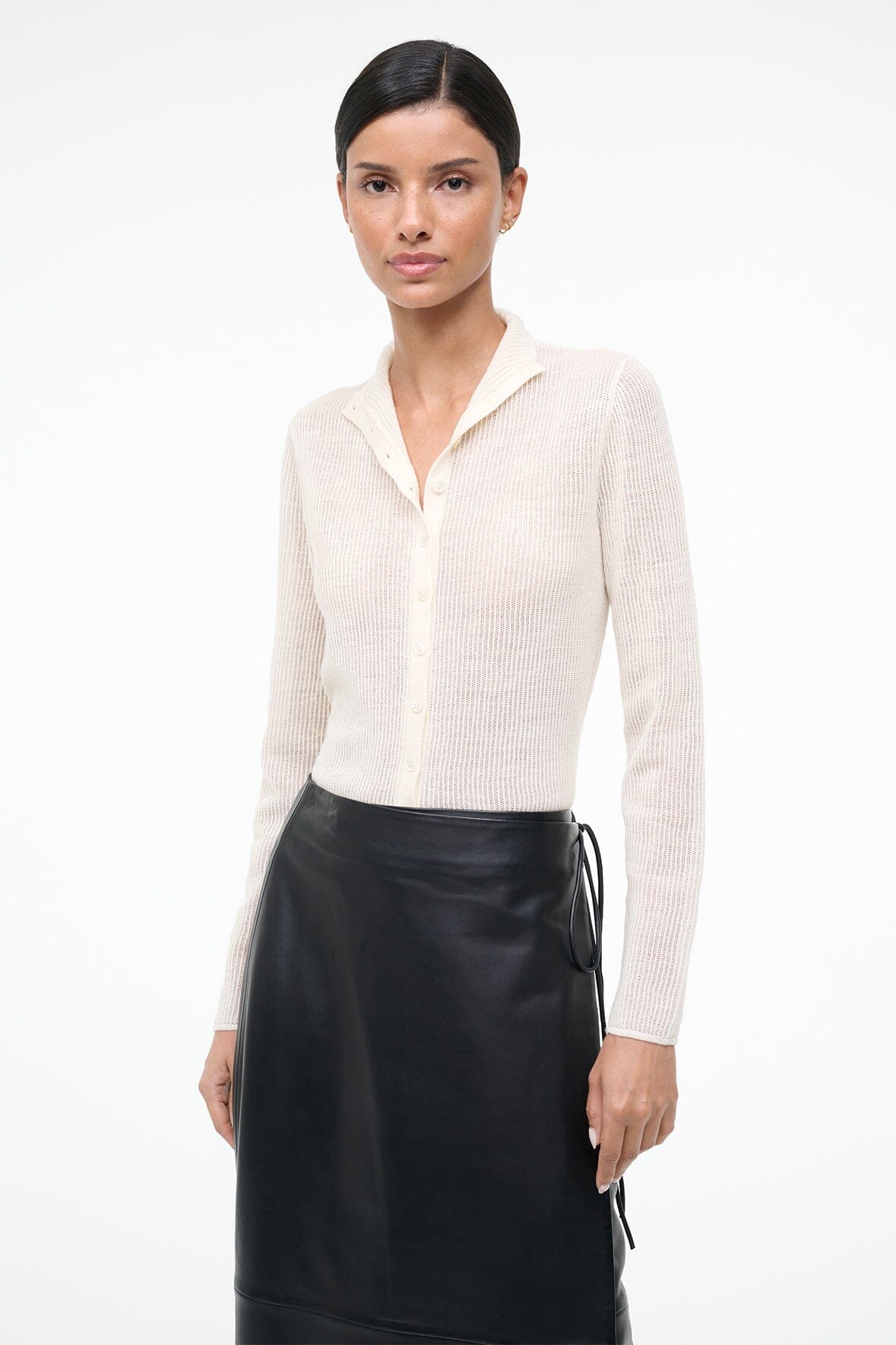 STAUD | Marianne Sweater Ivory