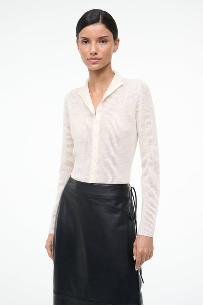 STAUD | Marianne Sweater Ivory