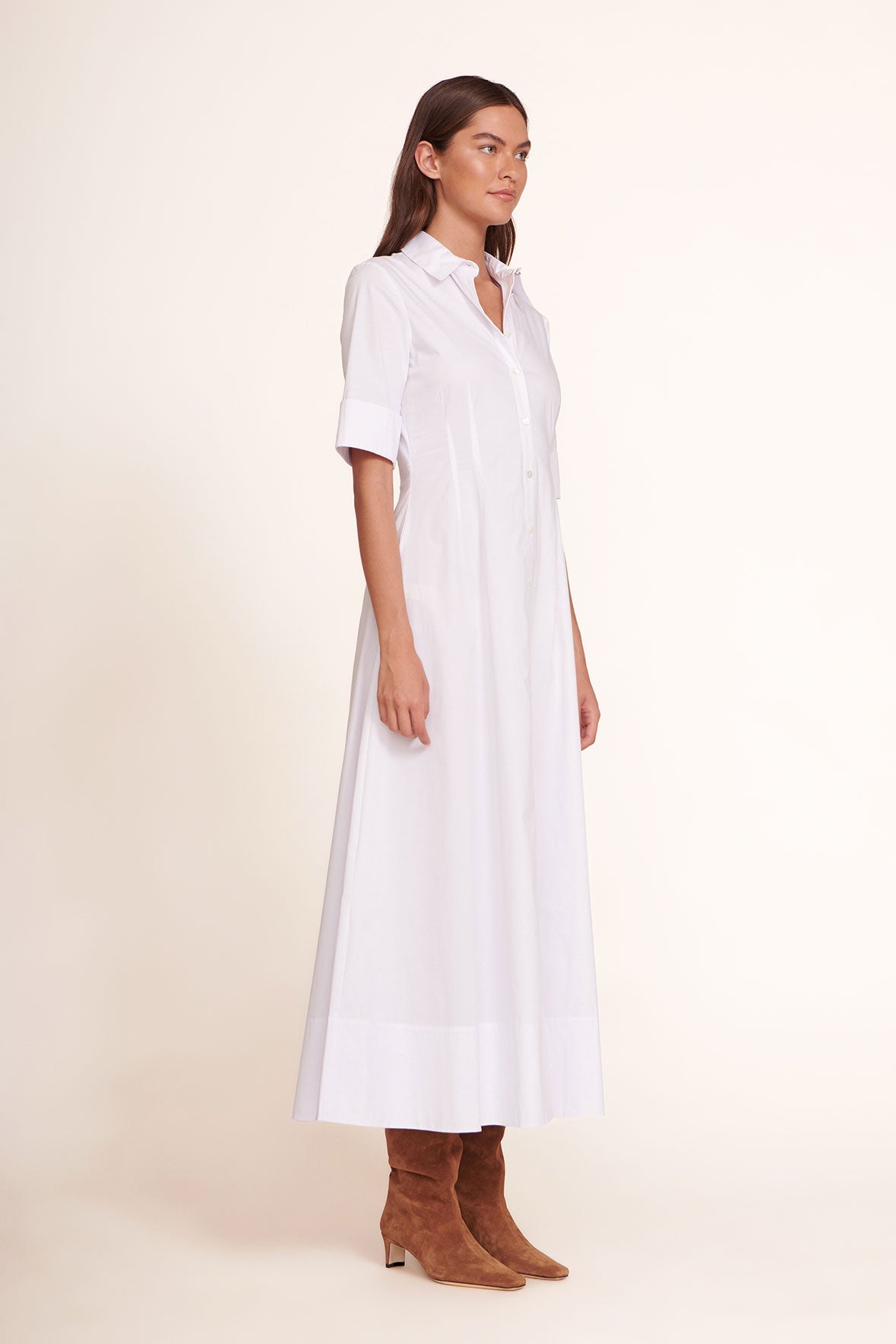 STAUD | Joan Maxi Dress - White