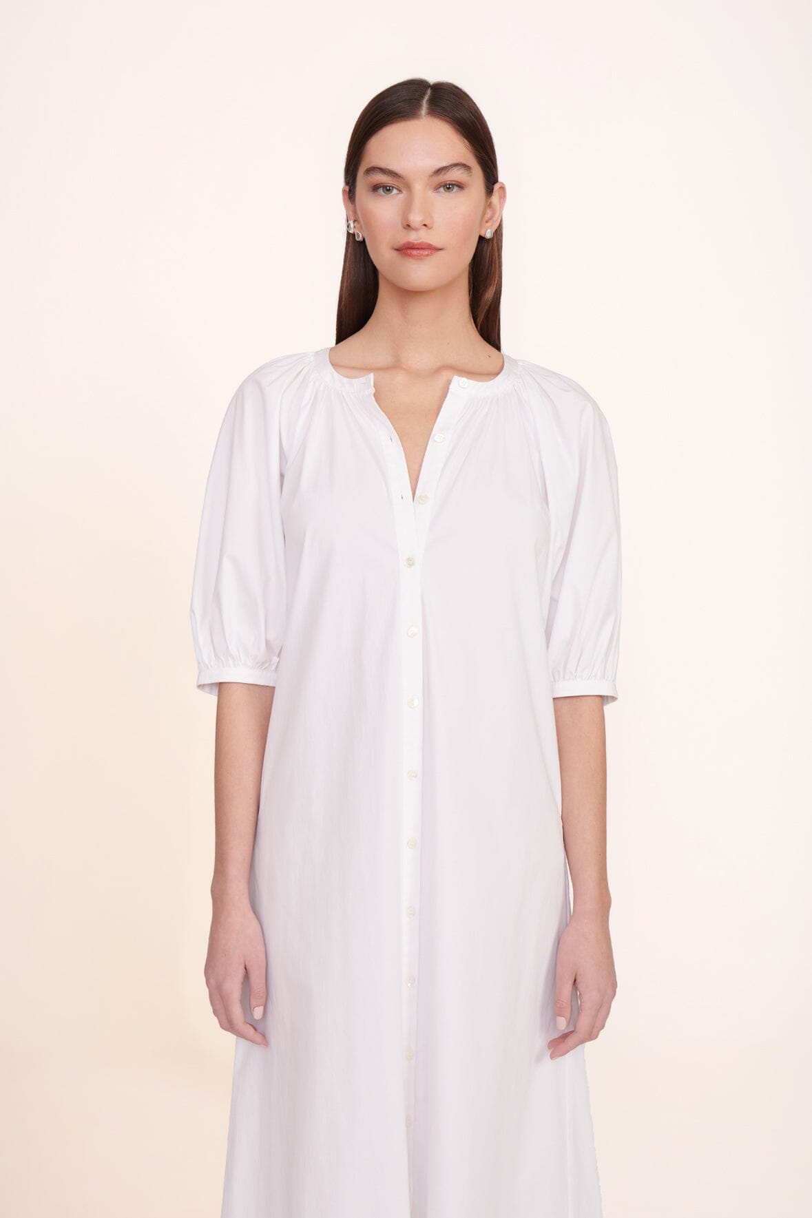 STAUD | Vincent Dress - White