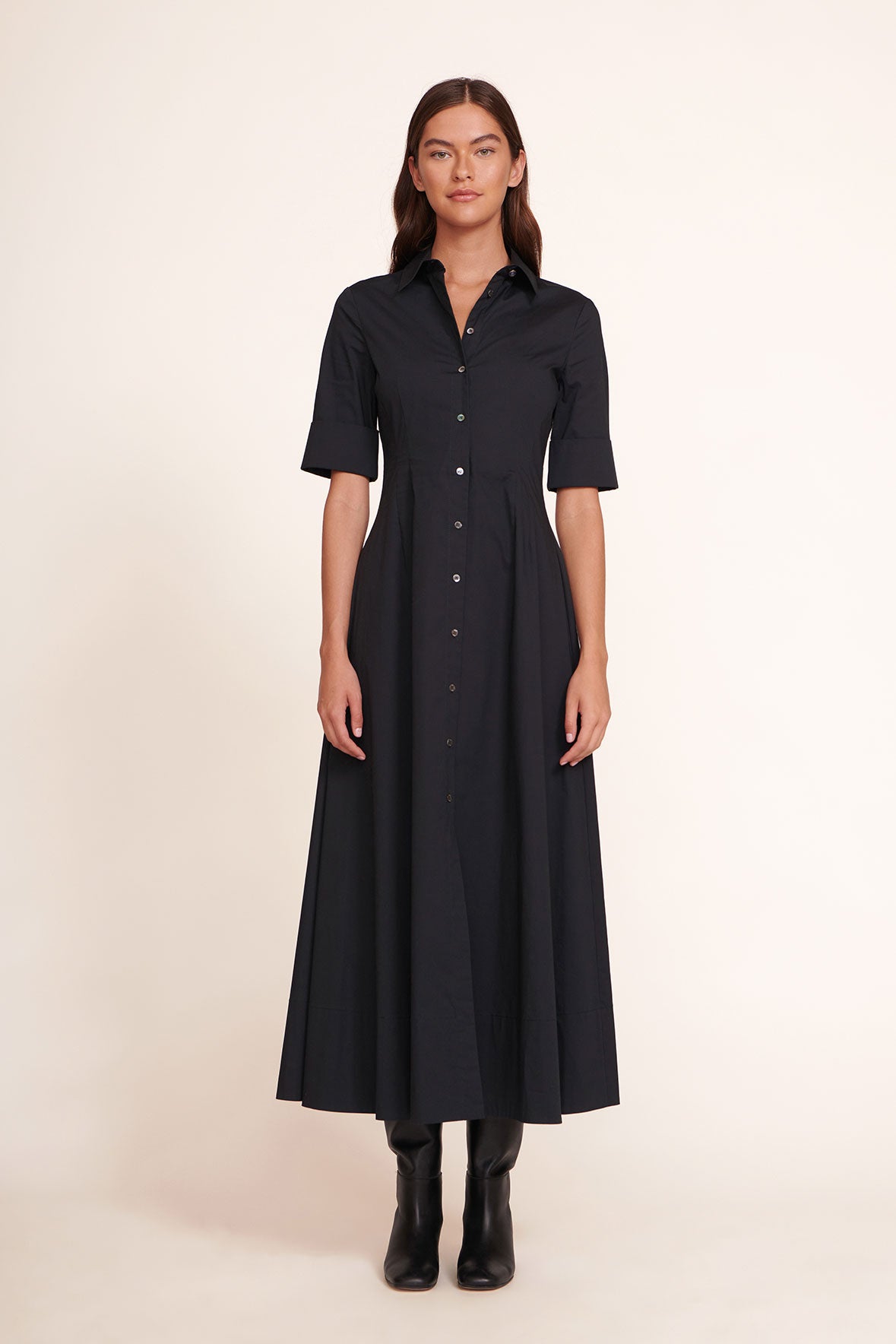 STAUD | Joan Maxi Dress Black