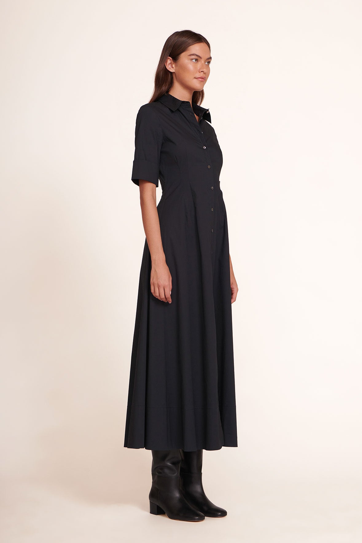 STAUD | Joan Maxi Dress Black