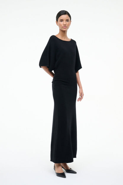 STAUD | Amelie Sweater Dress Black