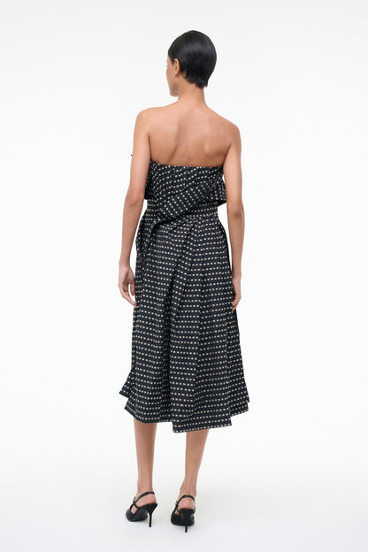 STAUD | Alessia Dress Black Geo