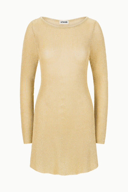 STAUD | Nikitta Mini Dress Gold
