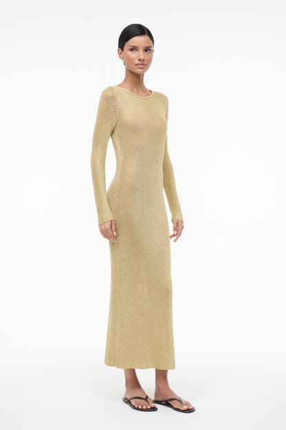 STAUD | Nikitta Dress Gold